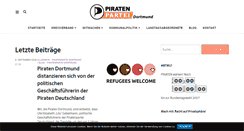 Desktop Screenshot of piratenpartei-dortmund.de
